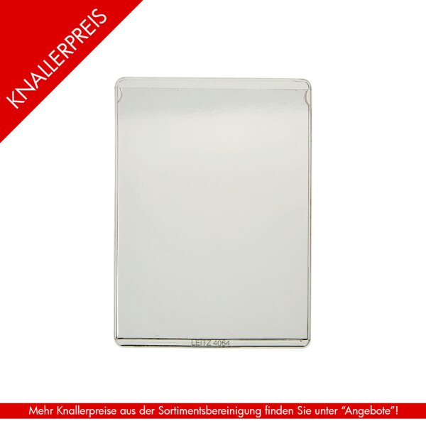 LEITZ Ausweishülle, PVC, 1-fach, 0,20 mm, 76 x 105 mm