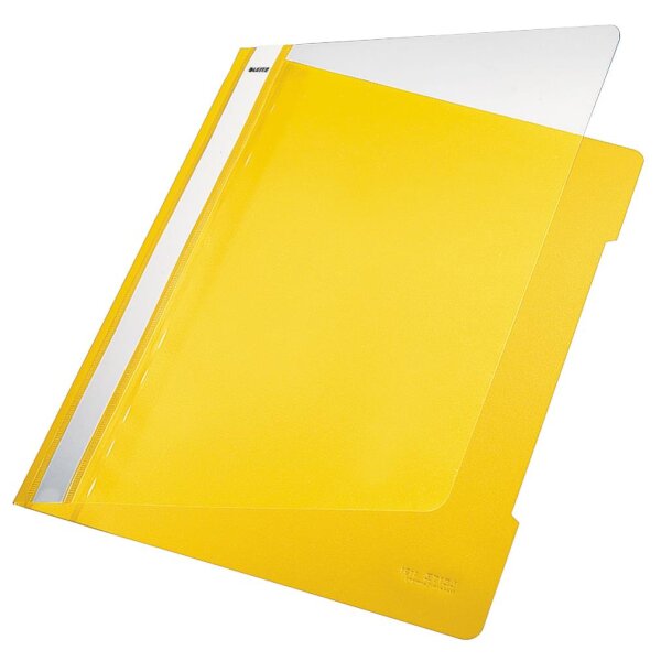 LEITZ Schnellhefter Standard A4, PVC - gelb