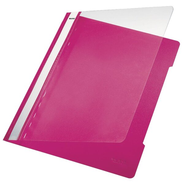 LEITZ Schnellhefter Standard A4, PVC - pink