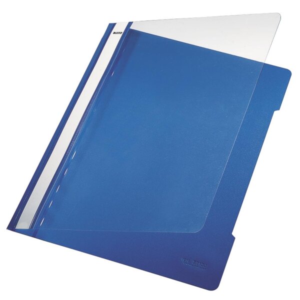 LEITZ Schnellhefter Standard A4, PVC - blau
