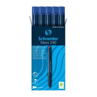 Permanent-Marker Maxx 240 blau, Rundspitze 1-2mm