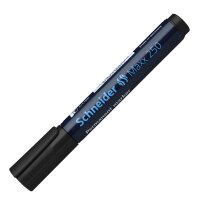 Permanent-Marker Maxx 250 Keilspitze 2+7mm - schwarz
