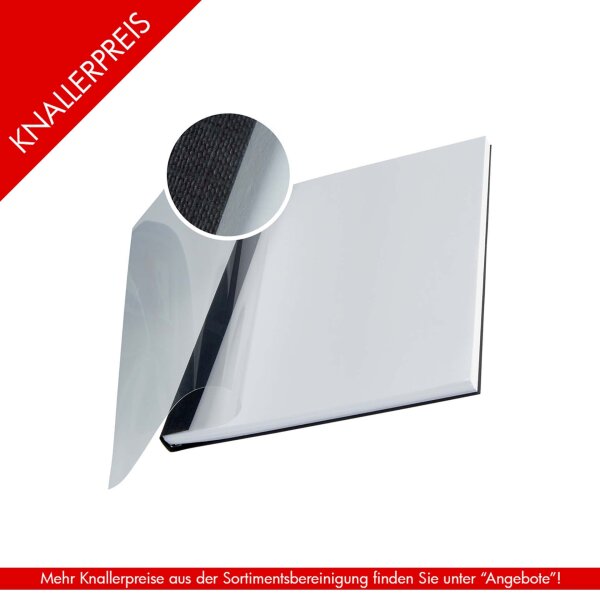 LEITZ Buchbindemappe impressBind A4, 10,5 mm, schwarz, Soft
