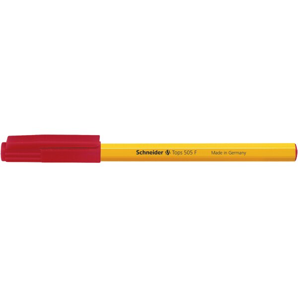 Kugelschreiber Tops 505 F rot, Strichstärke ca. 0,4mm