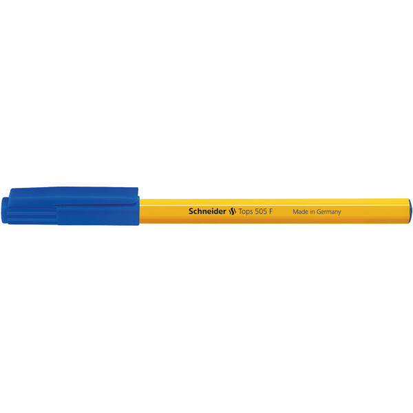 Kugelschreiber Tops 505 F blau, Strichstärke ca. 0,4mm