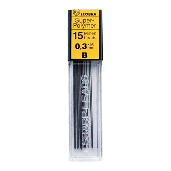 Ersatzminen 0,3 mm Härte HB, 15 St./Dose