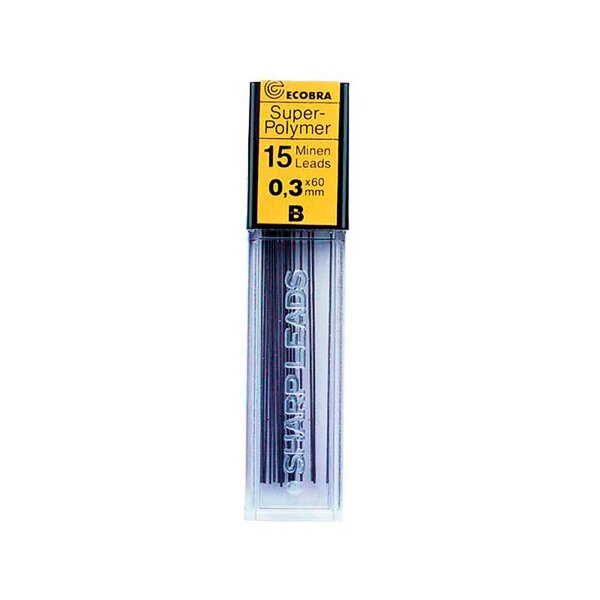 Ersatzminen 0,3 mm Härte B, 15 St./Dose
