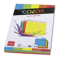 Color CelloZip mit 20 Kuverts, HK, C6 - 5 x 4 sortiert