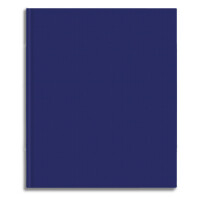 Aquarellbuch 17 x 24 cm, 128 Seiten, 160g/qm, 35% Hadern - blau