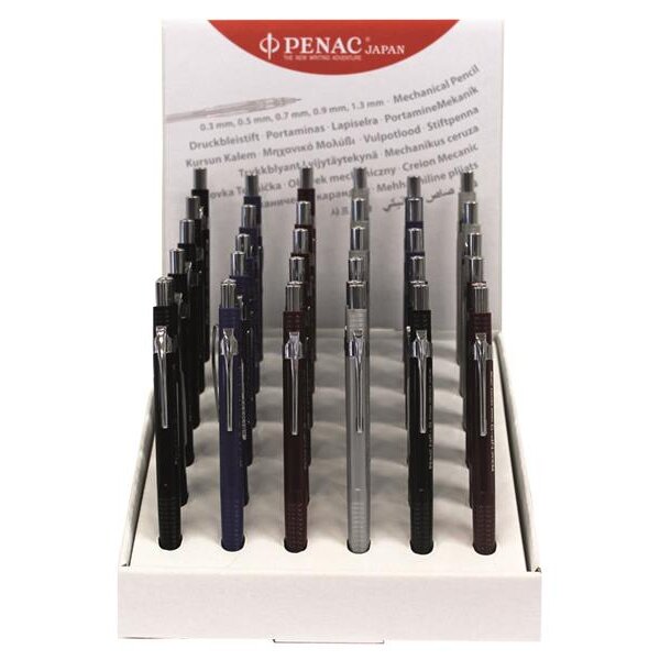 Druckbleistift NP 36er Display, je 9x 0,3/ 0, 5/ 0,7 / 0,9mm