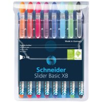 Kugelschreiber Slider Basic XB - 8er Etui, farbig sortiert