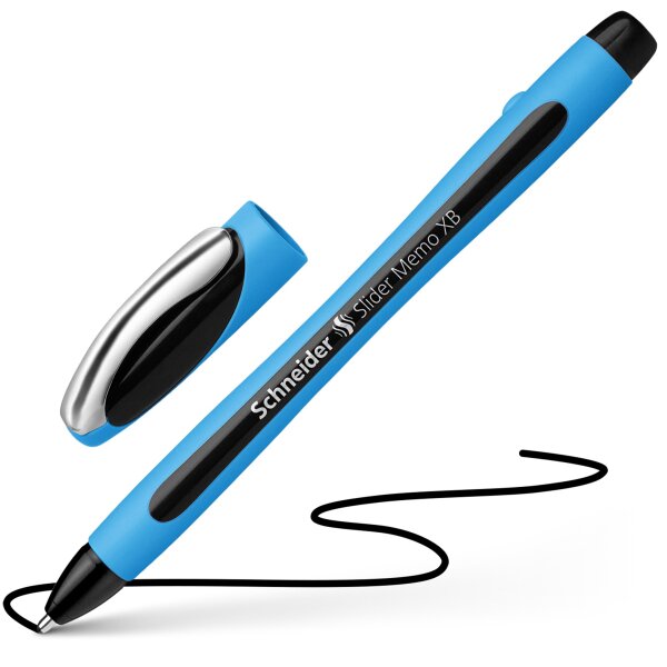 SCHNEIDER Kugelschreiber SLIDER MEMO Kappenmodell XB -...