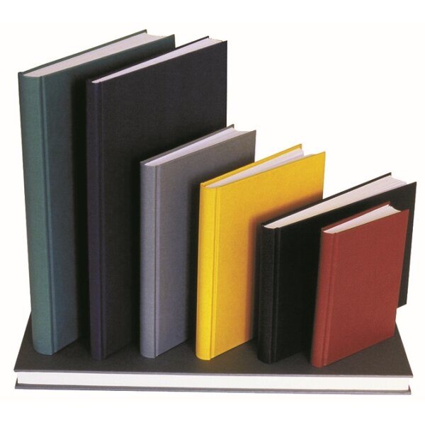 Skizzenbuch Ganzefalin 100g/qm - A4-112 Seiten grau