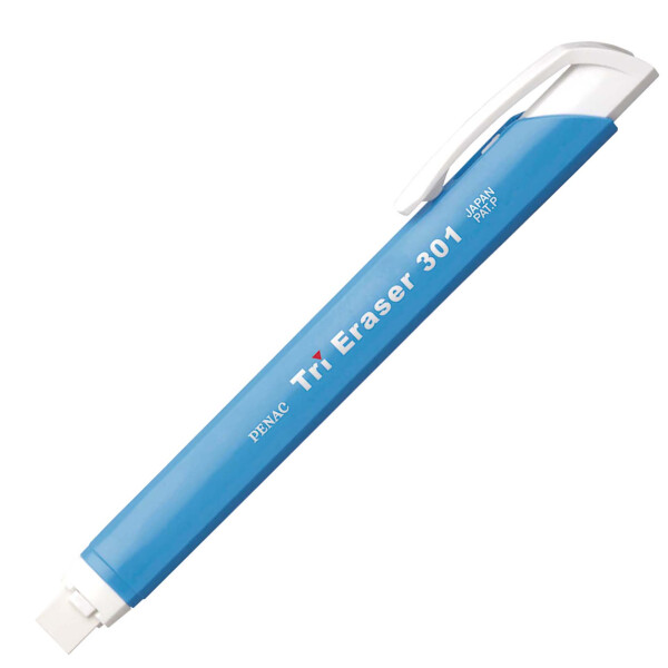 Radierstift TRI-ERASER, nachfüllbar - pastell-blau