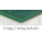 Schneidematte Profi 3 mm stark, 5-lagig, 45 x 30 cm, grün/schwarz, beidseitig bedruckt