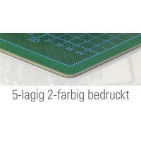 Schneideunterlagen 60 x 45 cm, grün / schwarz