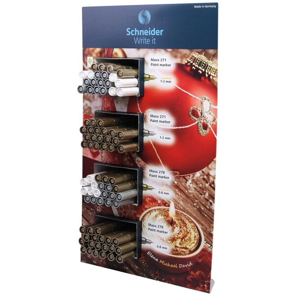 SCHNEIDER Lackmarker Maxx 271/278 sortiert 80er Display...