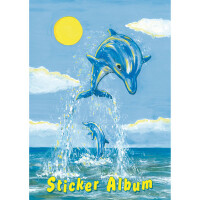 Stickeralbum A5 hoch - Der kleine Delfin