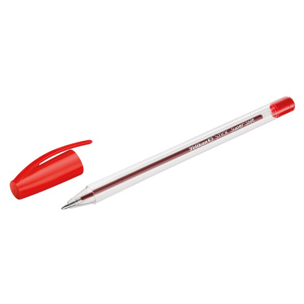 Kugelschreiber Stick K86s super soft rot,12 Stück in Faltschachtel