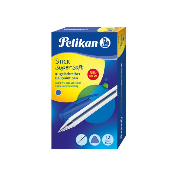 Kugelschreiber Stick K86s super soft blau,12 Stück in Faltschachtel