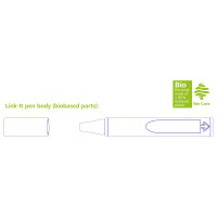 Faserschreiber Link-It blackforest-green, Stärke 1,0 mm