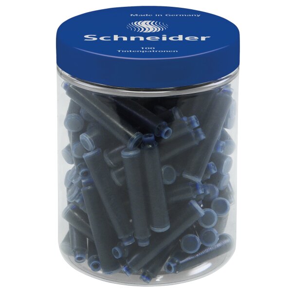 Standard-Tintenpatronen blau, Runddose mit 100 Stück