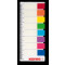 Haftnotizen "FILM INDEX", 12x45mm, 8x15 Blatt, 8 neon-farbig, Hängeware