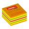 Haftnotizen "WÜRFEL SUMMER", 50x50mm, 400 Blatt, 4 neon-farbig, Einzelverschweißt