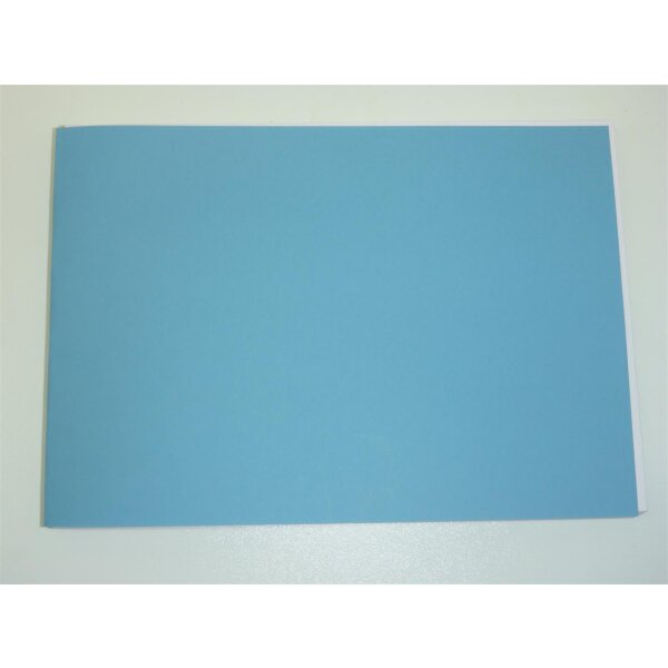 Blauer Skizzenblock A5 - 50 Blatt, 190g/qm